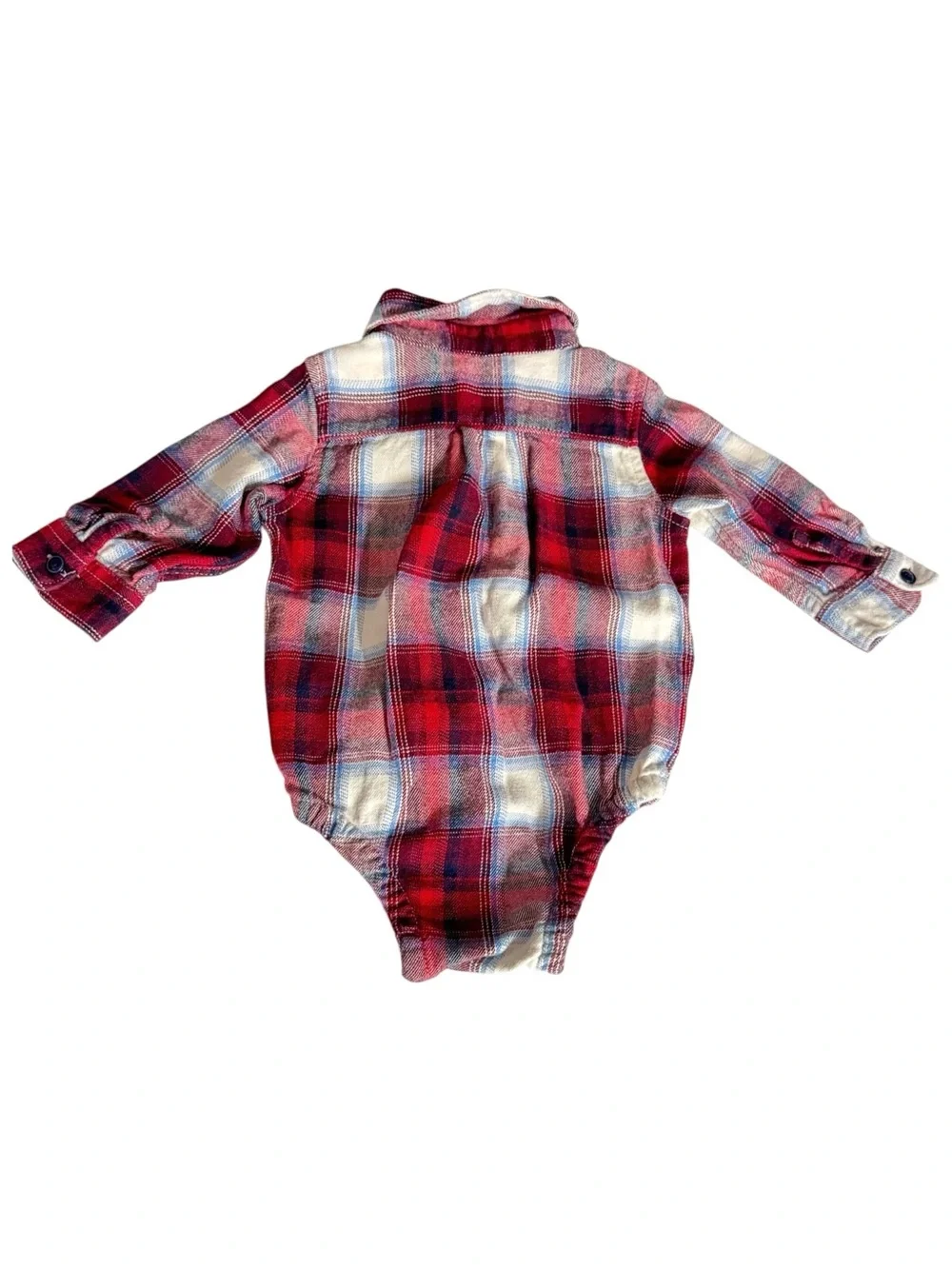 GAP X PENDLETON Plaid Flannel Baby Onesie